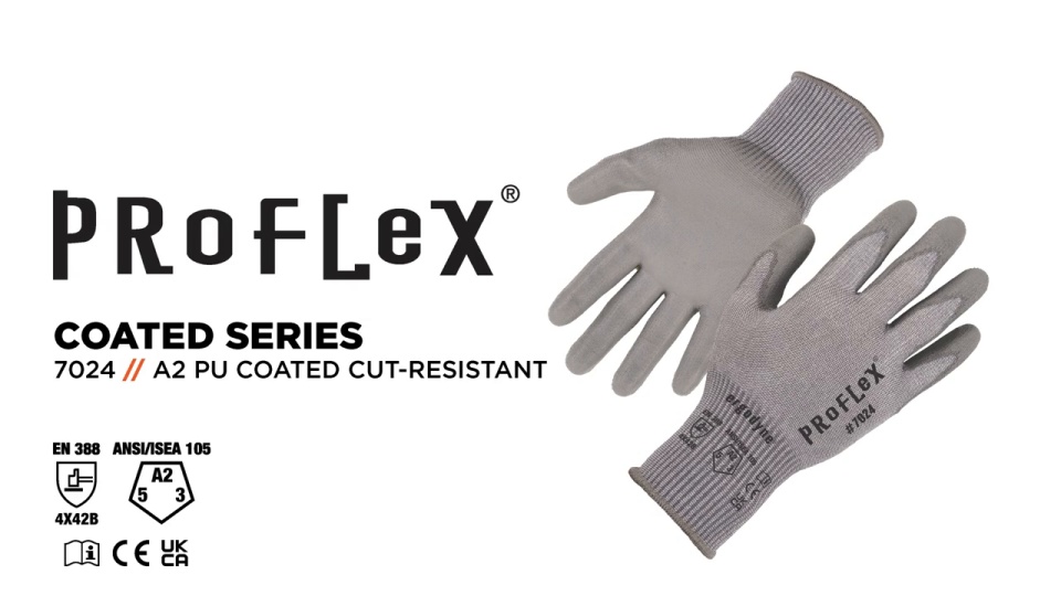 ANSI/ISEA 105-2016 A2 PU Coated CR Gloves