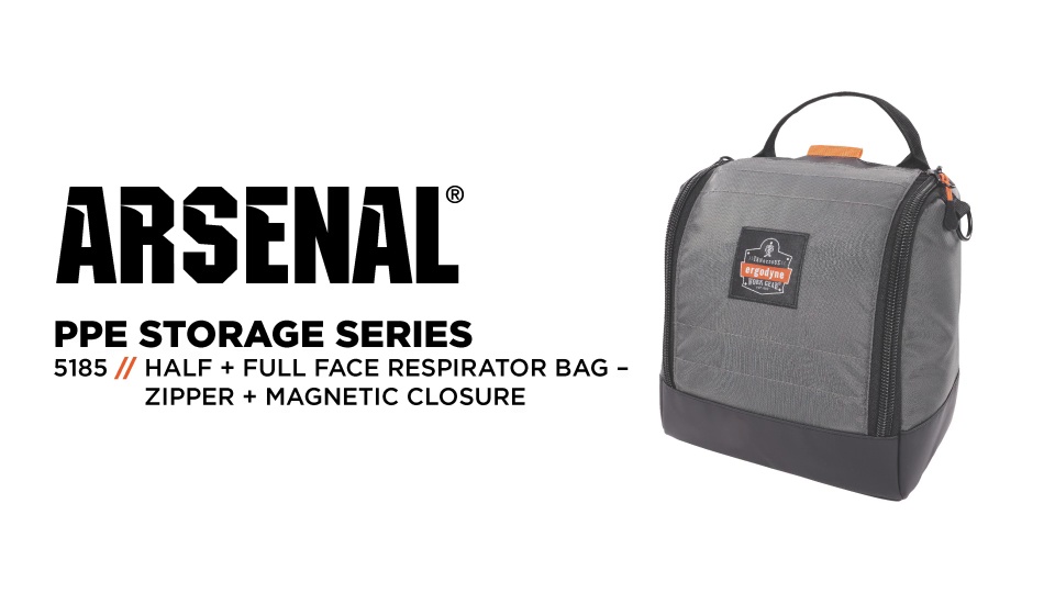 Full Face Respirator Bag - Zipper Magnetic