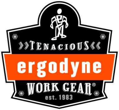 Ergodyne logo: Tenacious Work Gear, since 1983